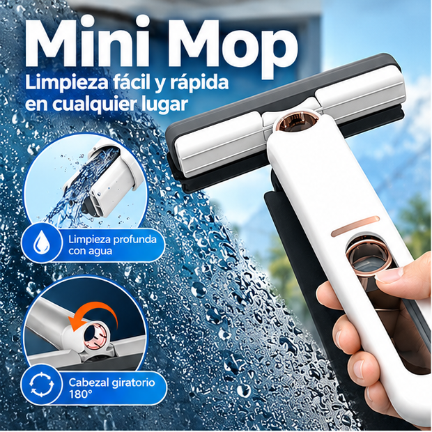 Mopa compacta con escurrido facil-Limpieza sin esfuerzo
